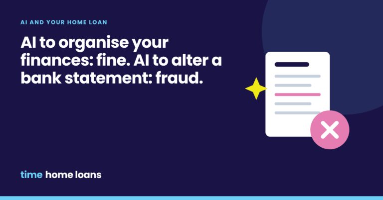 Home loan documents being reviewed with an AI tool